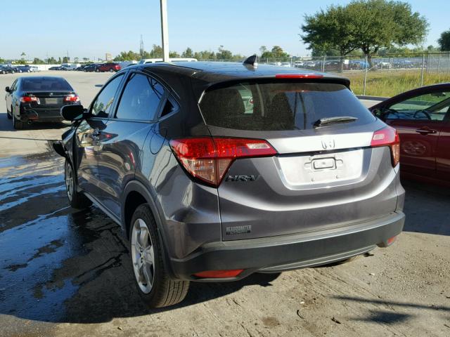 3CZRU5H51HM720550 - 2017 HONDA HR-V EX GRAY photo 3