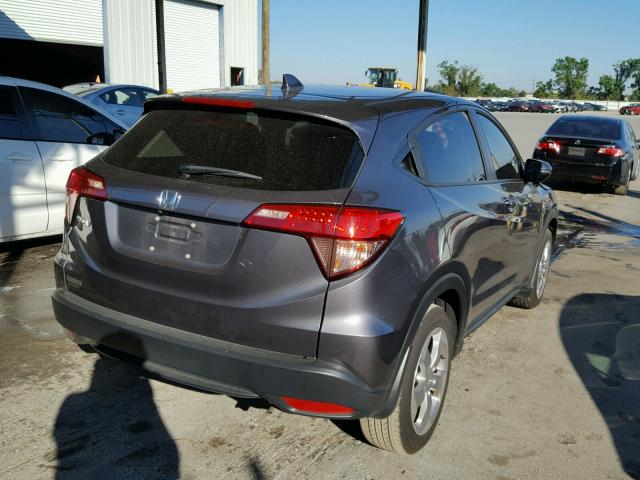 3CZRU5H51HM720550 - 2017 HONDA HR-V EX GRAY photo 4