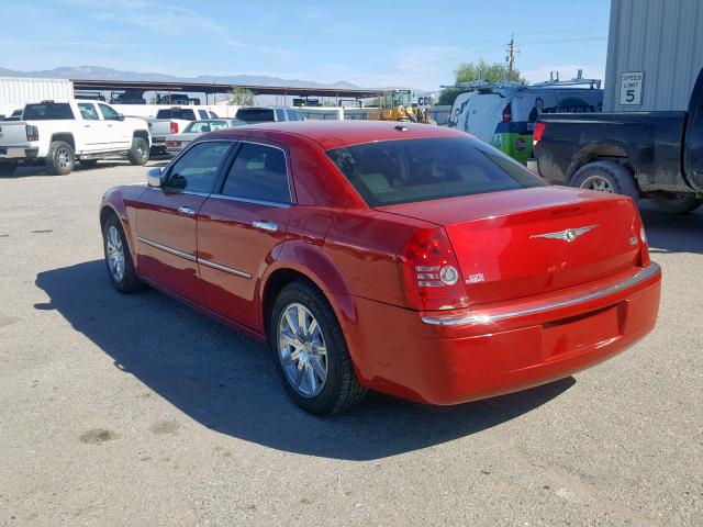 2C3KA33V09H592964 - 2009 CHRYSLER 300 LIMITE RED photo 3