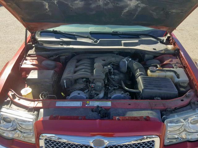 2C3KA33V09H592964 - 2009 CHRYSLER 300 LIMITE RED photo 7