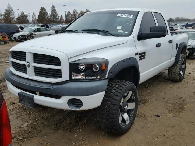 3D7KS28D98G228193 - 2008 DODGE RAM 2500 S WHITE photo 2