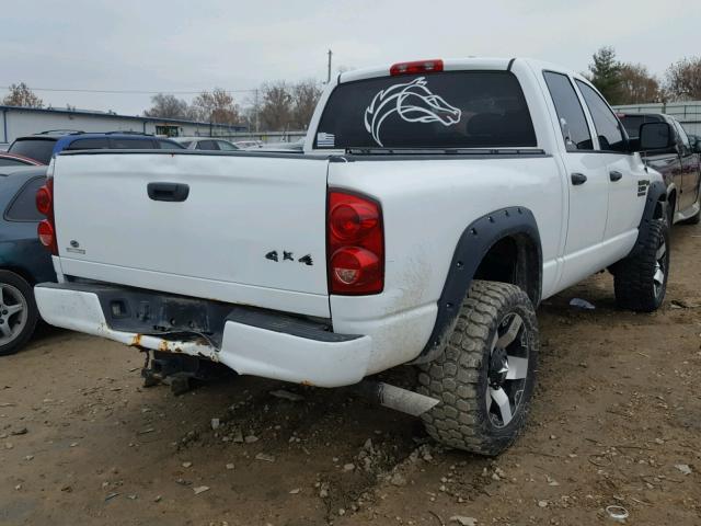 3D7KS28D98G228193 - 2008 DODGE RAM 2500 S WHITE photo 4