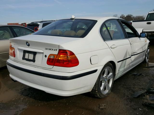 WBAEW534X4PN35640 - 2004 BMW 330 XI WHITE photo 4