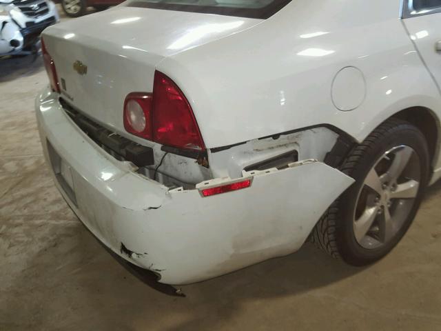 1G1ZC5E11BF194043 - 2011 CHEVROLET MALIBU 1LT WHITE photo 9