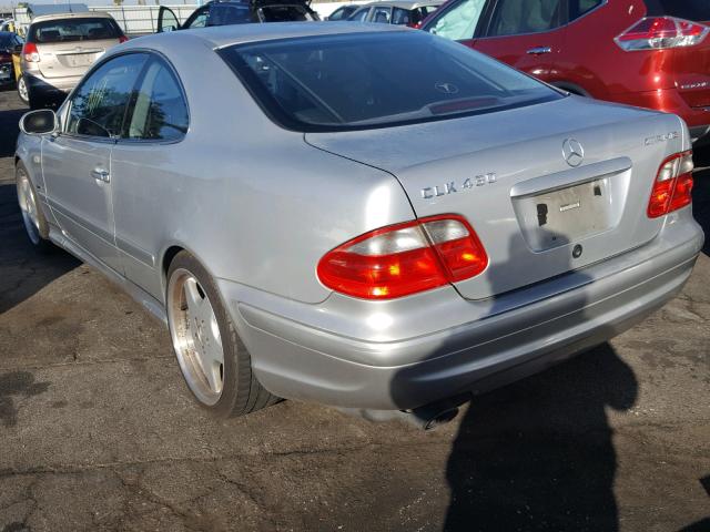 WDBLJ70G4XF078075 - 1999 MERCEDES-BENZ CLK 430 SILVER photo 3