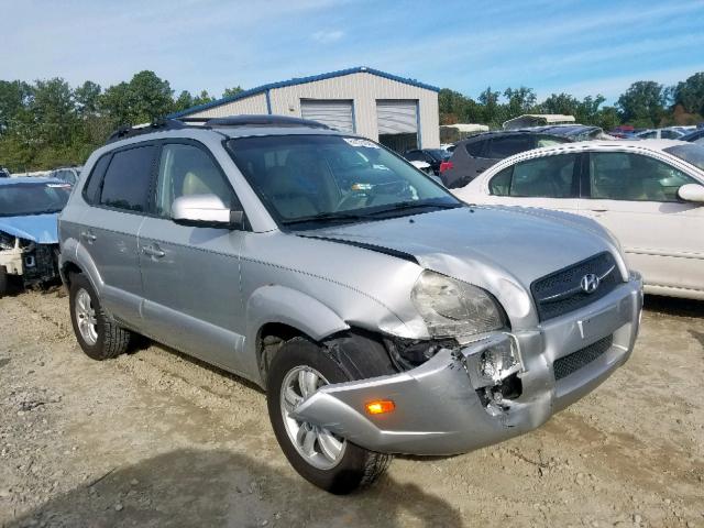 KM8JN12D27U520193 - 2007 HYUNDAI TUCSON SE GRAY photo 1