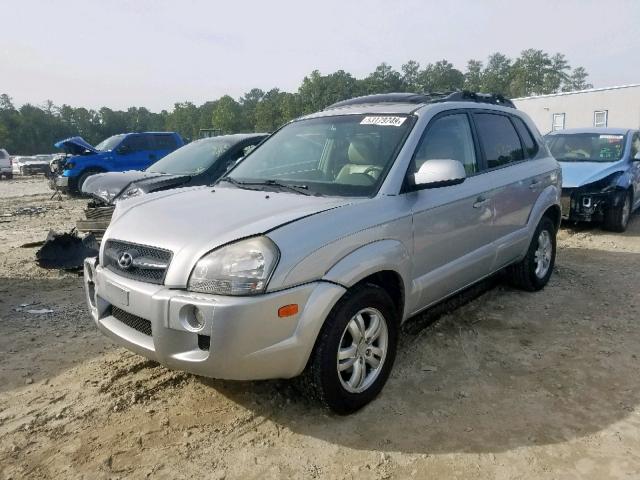 KM8JN12D27U520193 - 2007 HYUNDAI TUCSON SE GRAY photo 2