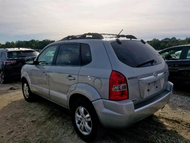 KM8JN12D27U520193 - 2007 HYUNDAI TUCSON SE GRAY photo 3