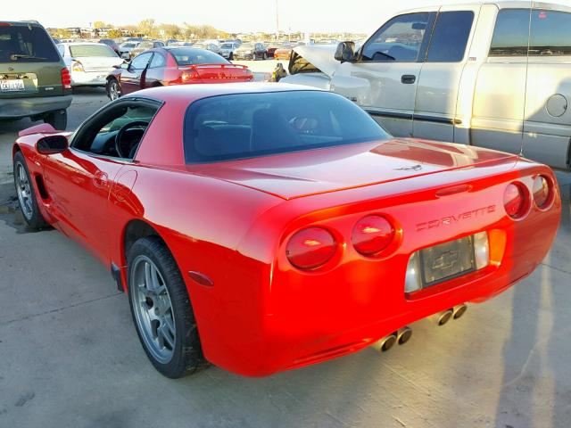 1G1YY12S915126693 - 2001 CHEVROLET CORVETTE Z RED photo 3