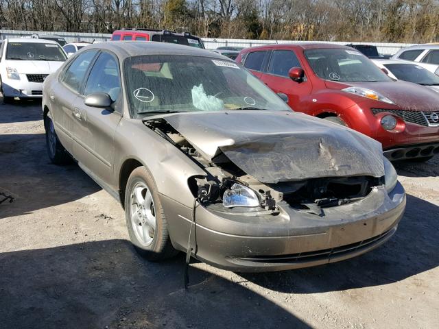 1FAHP55U02G207205 - 2002 FORD TAURUS SES TAN photo 1