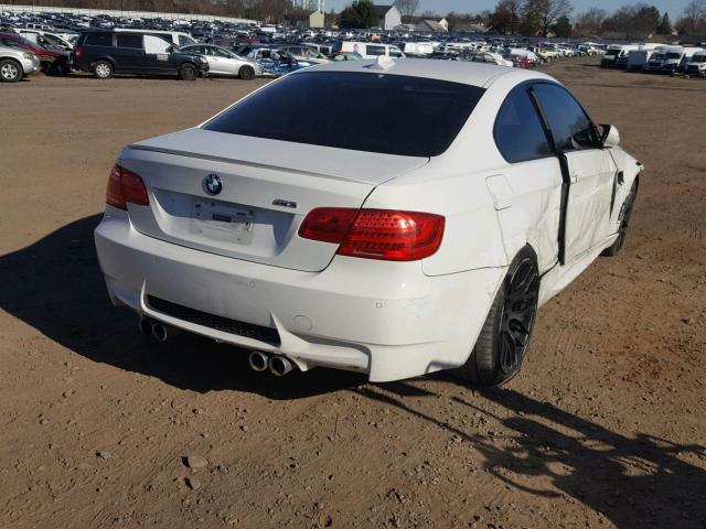 WBSKG9C52DJ594325 - 2013 BMW M3 WHITE photo 4