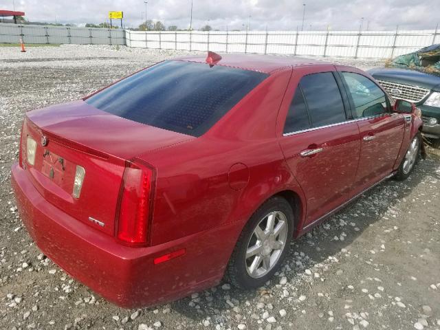 1G6DZ67A090173607 - 2009 CADILLAC STS RED photo 4