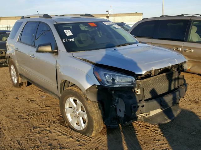 1GKKRPKDXDJ133344 - 2013 GMC ACADIA SLE SILVER photo 1