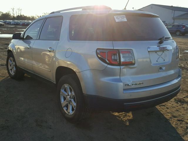 1GKKRPKDXDJ133344 - 2013 GMC ACADIA SLE SILVER photo 3