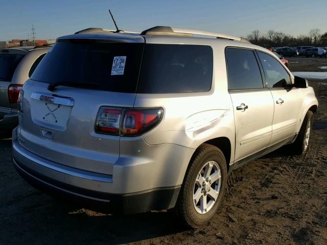 1GKKRPKDXDJ133344 - 2013 GMC ACADIA SLE SILVER photo 4