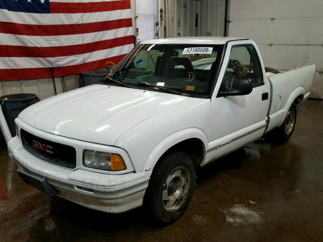 1GTCS1444TK522343 - 1996 GMC SONOMA WHITE photo 2