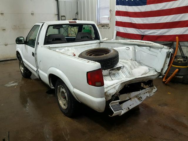 1GTCS1444TK522343 - 1996 GMC SONOMA WHITE photo 3