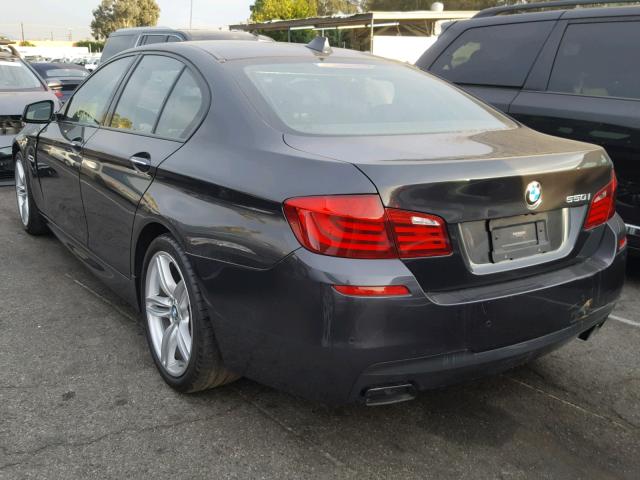 WBAFR9C50DD227163 - 2013 BMW 550 I CHARCOAL photo 3