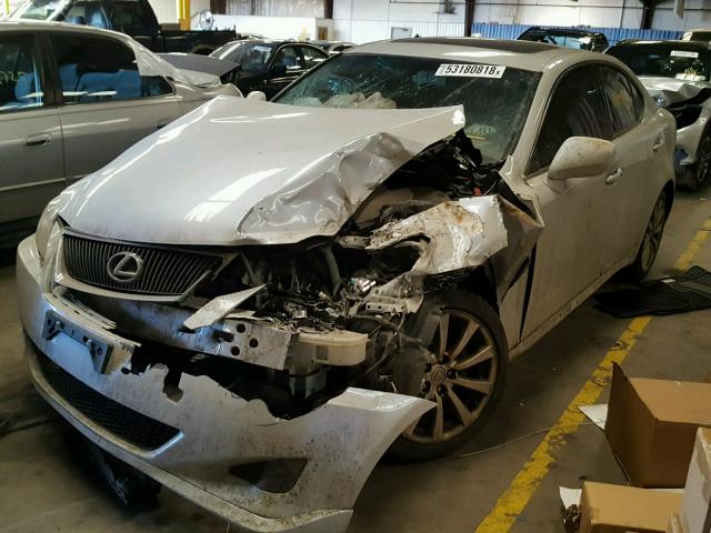 JTHCK262685024280 - 2008 LEXUS IS 250 WHITE photo 2