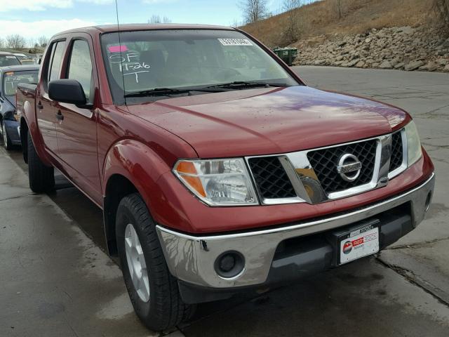 1N6AD07W16C446083 - 2006 NISSAN FRONTIER C RED photo 1