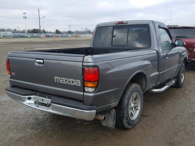 4F4YR12C1WTM29863 - 1998 MAZDA B2500 GRAY photo 4