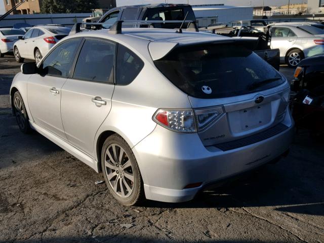 JF1GH76619G820626 - 2009 SUBARU IMPREZA WR SILVER photo 3