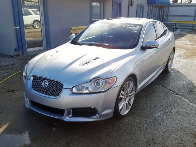 SAJWA0JC5AMR44419 - 2010 JAGUAR XF R SILVER photo 2