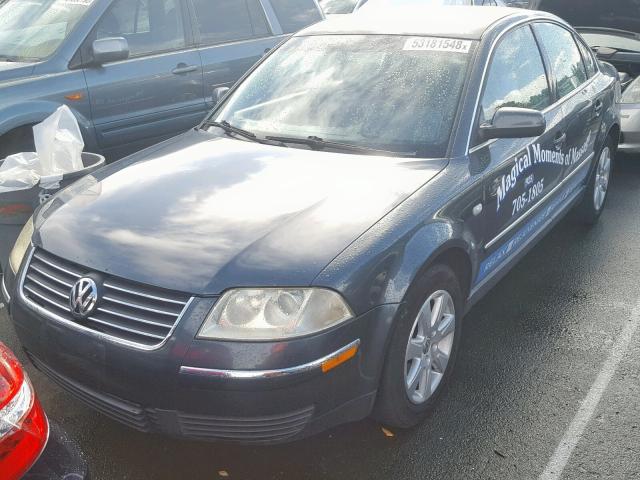 WVWMD63B43P267692 - 2003 VOLKSWAGEN PASSAT GL CHARCOAL photo 2