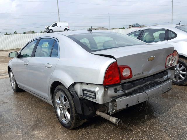 1G1ZC5EB4AF101328 - 2010 CHEVROLET MALIBU 1LT SILVER photo 3