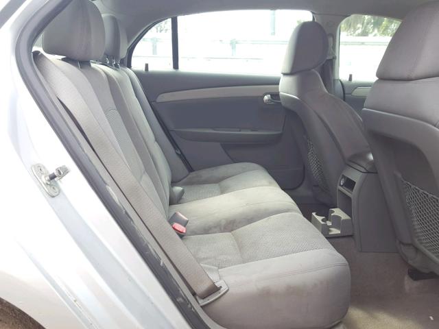 1G1ZC5EB4AF101328 - 2010 CHEVROLET MALIBU 1LT SILVER photo 6