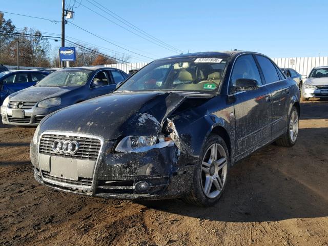 WAUAF78E27A078261 - 2007 AUDI A4 2 BLACK photo 2