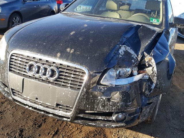 WAUAF78E27A078261 - 2007 AUDI A4 2 BLACK photo 9