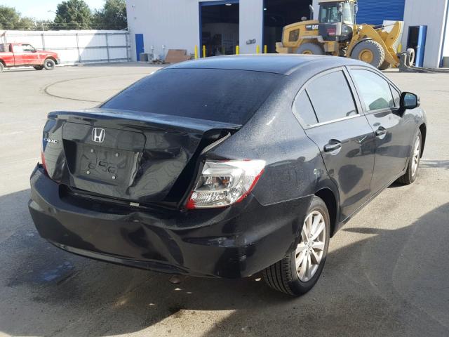 19XFB2F95CE325373 - 2012 HONDA CIVIC EXL BLACK photo 4