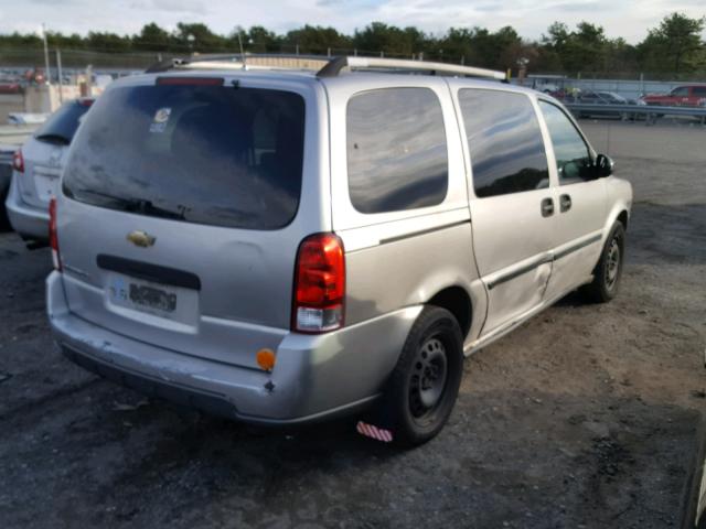 1GNDV23187D123722 - 2007 CHEVROLET UPLANDER L 银色 照片 4