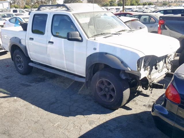 1N6ED27T91C324387 - 2001 NISSAN FRONTIER C WHITE photo 1