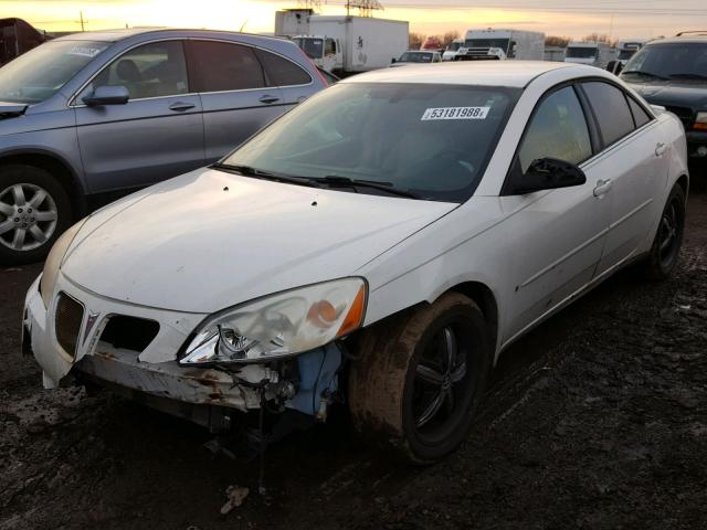 1G2ZH58N774121631 - 2007 PONTIAC G6 GT WHITE photo 2