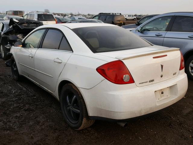 1G2ZH58N774121631 - 2007 PONTIAC G6 GT WHITE photo 3