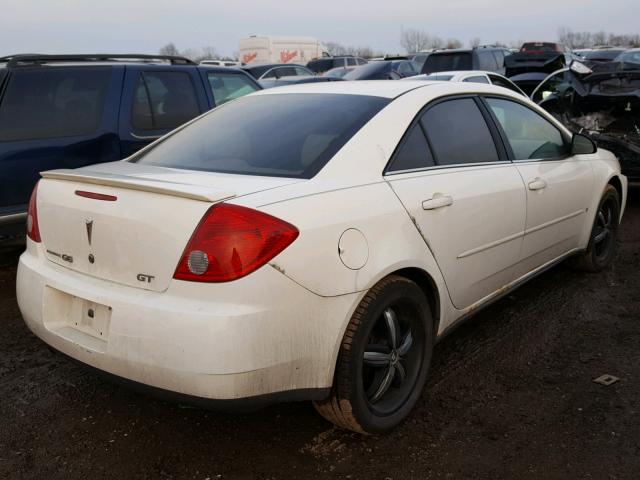 1G2ZH58N774121631 - 2007 PONTIAC G6 GT WHITE photo 4