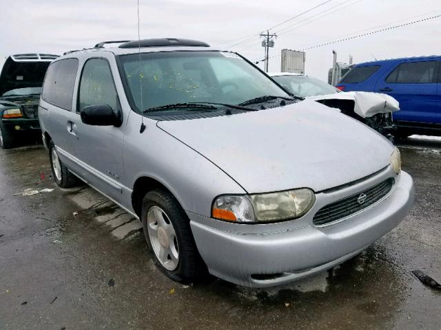 4N2XN11T2XD821647 - 1999 NISSAN QUEST SE SILVER photo 1