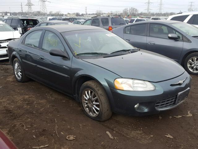 1C3EL56R92N140297 - 2002 CHRYSLER SEBRING LX GREEN photo 1