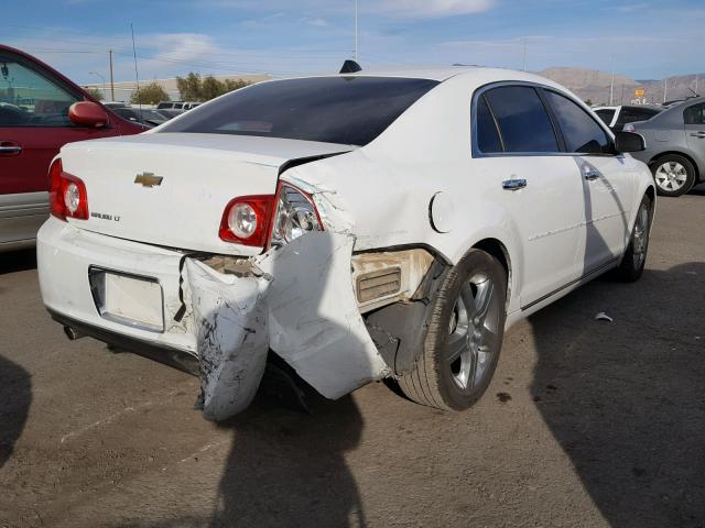 1G1ZC5E0XCF329416 - 2012 CHEVROLET MALIBU 1LT თეთრი ფოტო 4