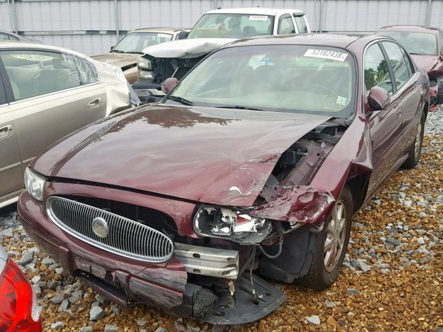 1G4HP52K844166769 - 2004 BUICK LESABRE CU RED photo 2