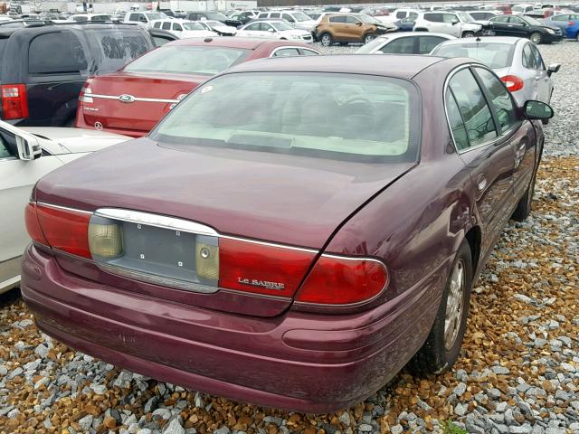 1G4HP52K844166769 - 2004 BUICK LESABRE CU RED photo 4