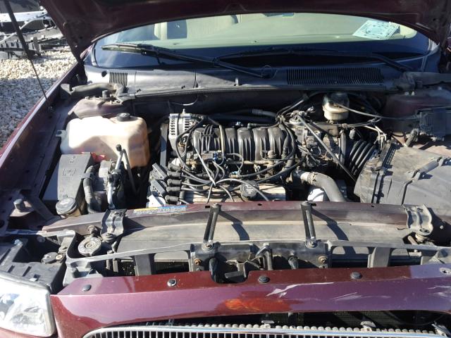 1G4HP52K844166769 - 2004 BUICK LESABRE CU RED photo 7