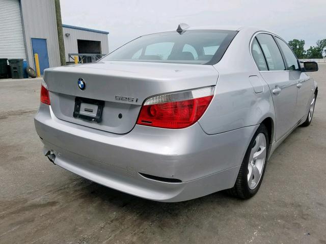 WBANA53555B855485 - 2005 BMW 525 I SILVER photo 4