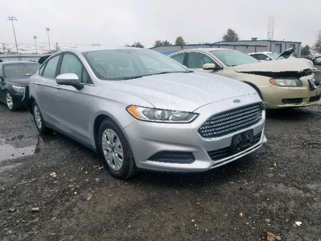 3FA6P0G76ER371962 - 2014 FORD FUSION S SILVER photo 1