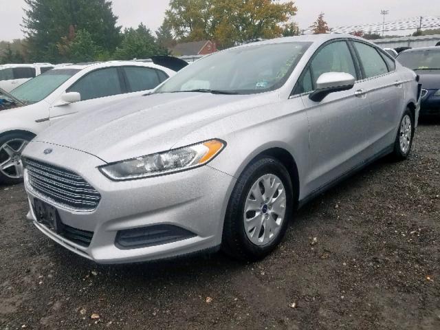 3FA6P0G76ER371962 - 2014 FORD FUSION S SILVER photo 2