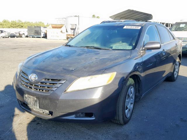 4T1BE46K97U145515 - 2007 TOYOTA CAMRY CE CHARCOAL photo 2