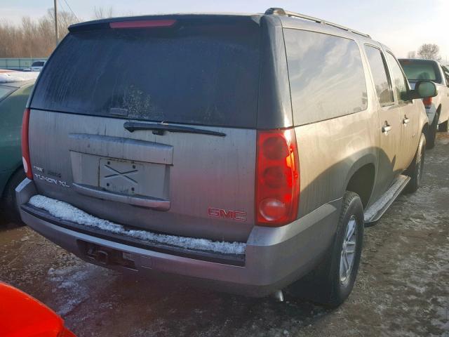 1GKFK16317J227055 - 2007 GMC YUKON XL K GRAY photo 4