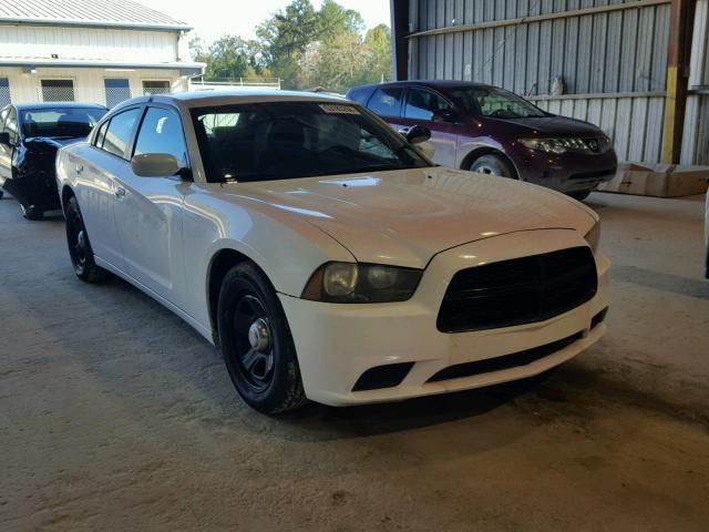 2C3CDXAT8DH716721 - 2013 DODGE CHARGER PO WHITE photo 1